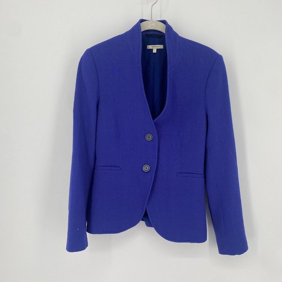 Santorelli Jackets & Coats Santorelli Blazer Womens 4 Purple Wool